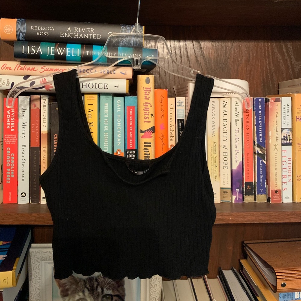 Shein Ribbed Crop Top